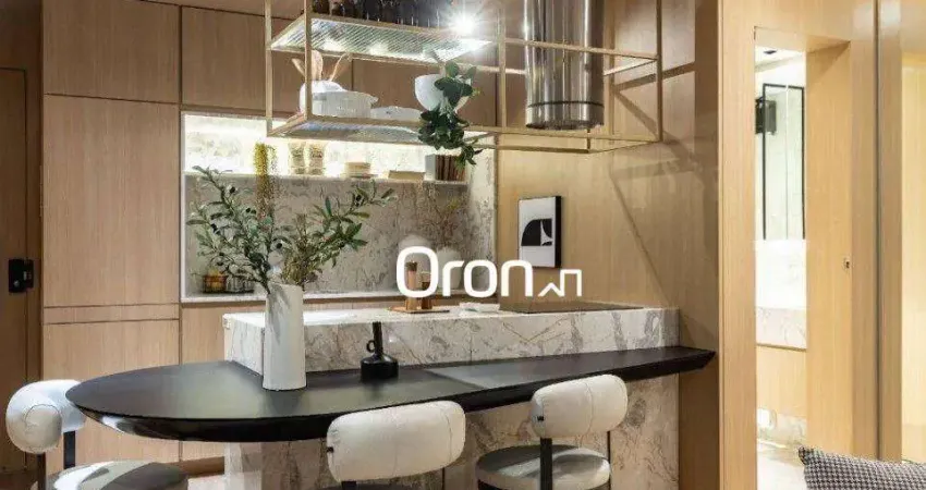 Studio com 1 dormitório à venda, 40 m² por r$ 455.000,00 - setor pedro ludovico - goiânia/go