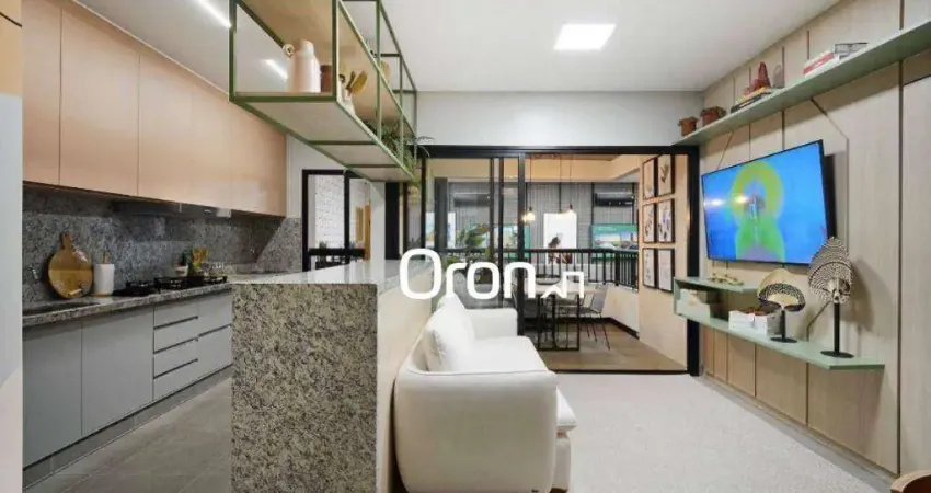 Flat com 1 dormitório à venda, 57 m² por R$ 549.000,00 - Setor Central - Goiânia/GO