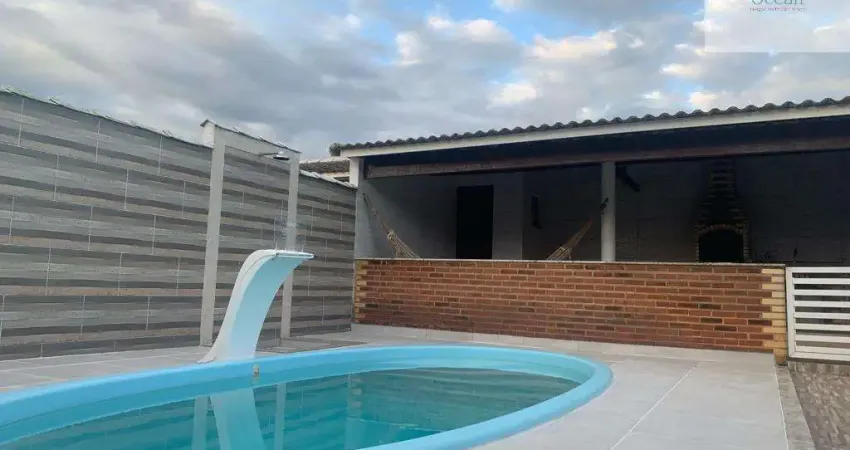 Ocean vende: Itaipuaçu, casa 2 quartos sendo 1suíte, armários, área de lazer, piscina, churrasqueira