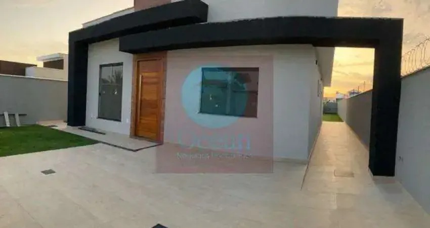 Ocean Vende:Jardim Atlântico, Casa, 3 quartos, área gourmet, quintal, churrasqueira.