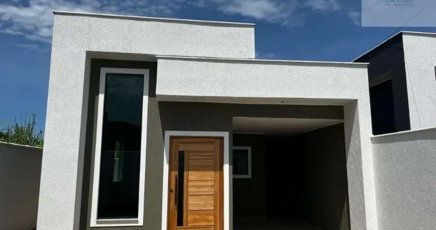 Ocean Vende Casa Jardim Atlântico Oeste 3 quartos sendo 1 suíte com closet, área gourmet, quintal