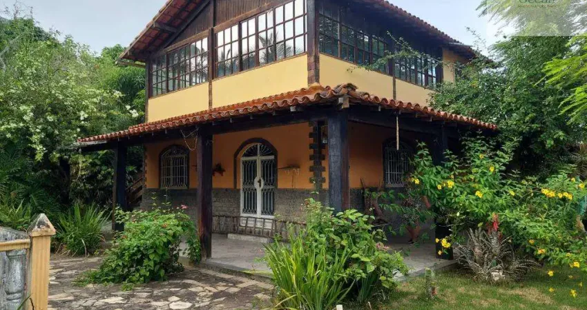 Ocean vende: itaipuaçu, casa 4qts, 2 quadras praia, piscina, churrasqueira, terreno 1.440M²