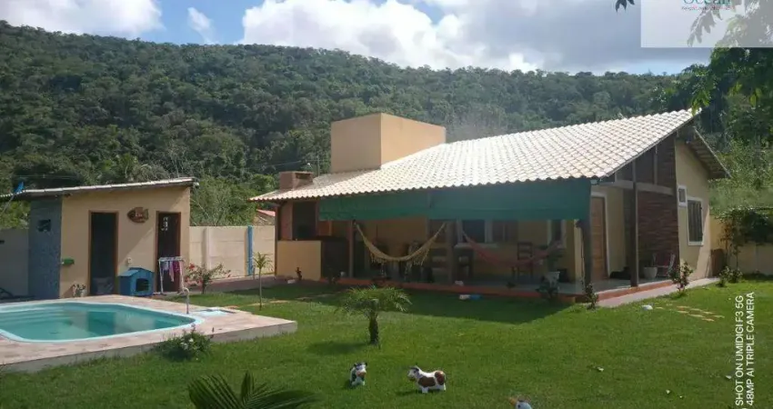 Ocean vende:Maricá Itaocaia Valley, casa 2 quartos (1suíte), churrasqueira, piscina, só a vista!!
