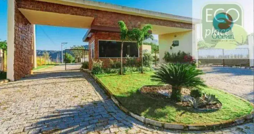 Ocean vende: Maricá, Condomínio Eco Place, terreno 370M², plano, documentação ok.