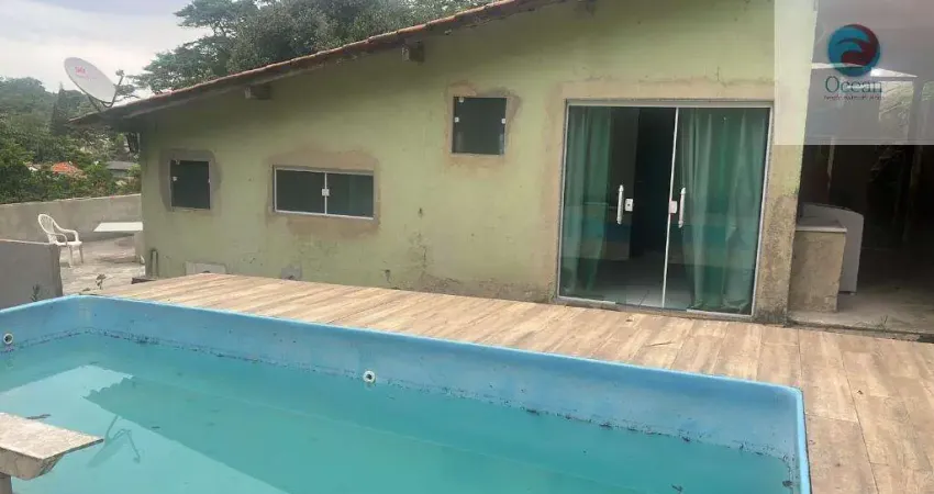Ocean vende: Niterói, Itaipu, Casa 2 quartos, sendo 1suíte, piscina, churrasqueira, área de serviço,