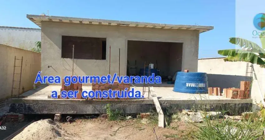 Ocean vende:  Itaipuaçu, casa inacabada, 2 quartos(1 suíte), sala ampla, coz. americana, asfalto