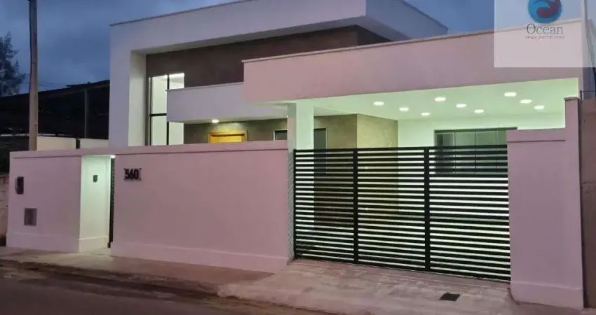 Ocean vende: Niterói, Itaipu, casa contemporânea 3 quartos(1suíte), churrasqueira, garagem.