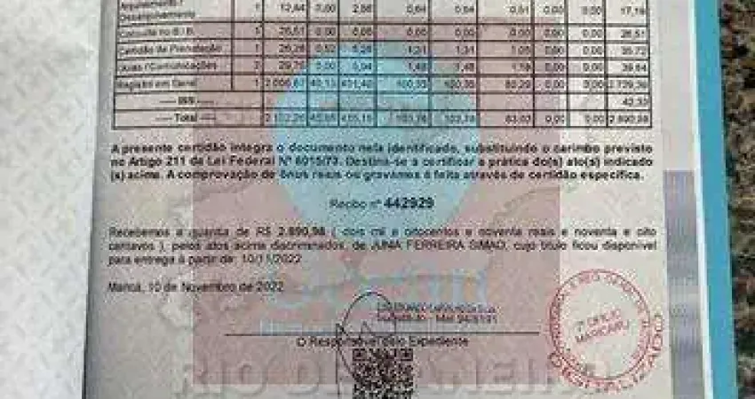 Ocean vende: Recanto Itaipuaçu terreno com RGI todo legalizado A 300 metros da praia