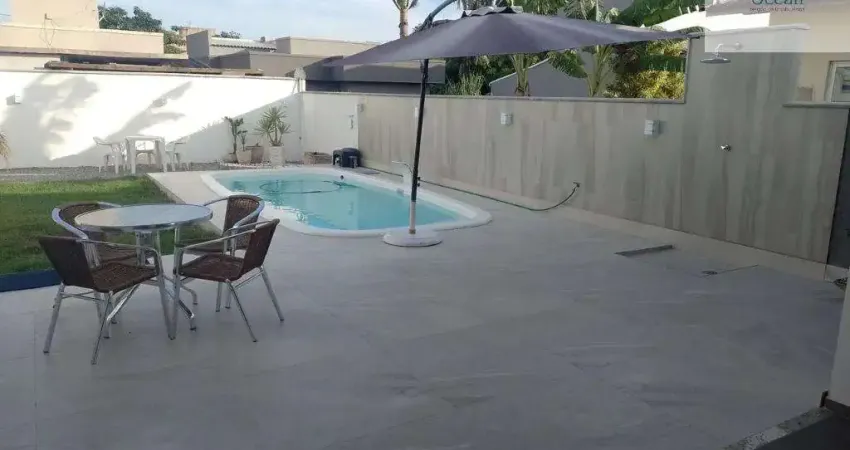 Ocean vende: Maricá , Condomínio, casa 3 quartos, sendo 1 suíte, área gourmet, garagem, piscina