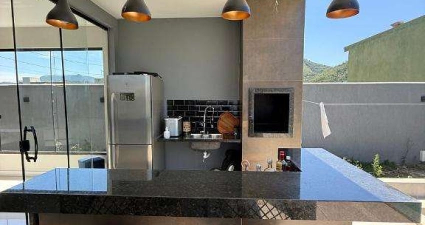 Ocean vende: Maricá Alphaville, casa 5 quartos(3suítes), área gourmet, piscina, sauna, sala cinema.