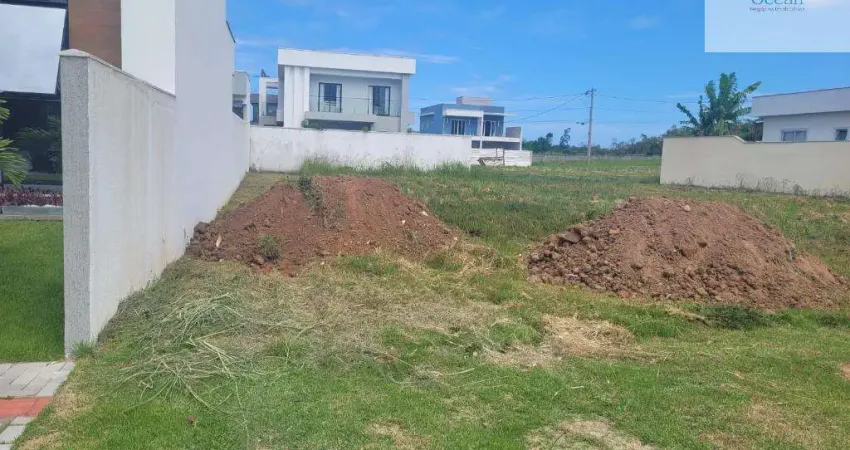 Ocean vende:  Maricá, Condomínio Solaris, terreno 360M², plano, escritura x RGI.