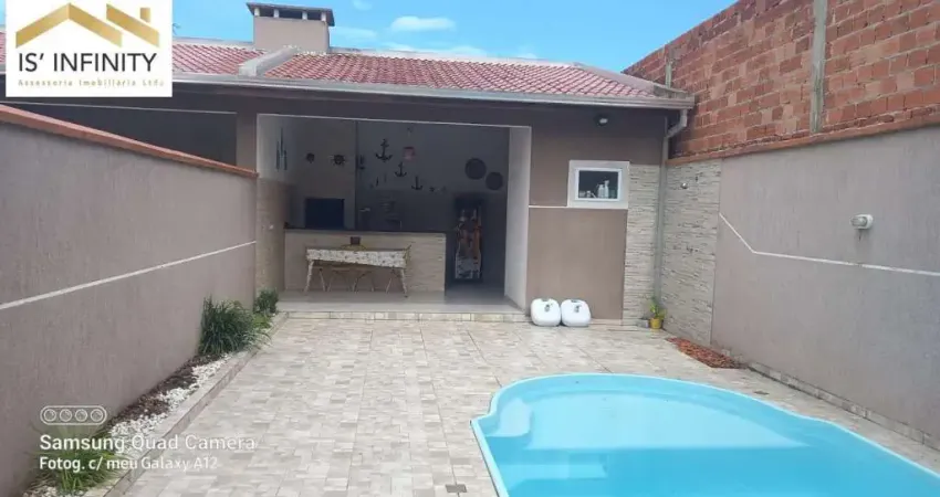 Sobrado 4 Quartos com Piscina à 900 da praia no Balneário Shangri-lá R$595 mil