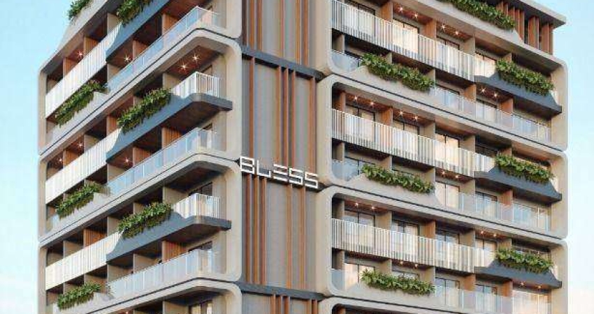 Flat com 1 dormitório à venda, 42 m² por R$ 461.830,96 - Intermares - Cabedelo/PB