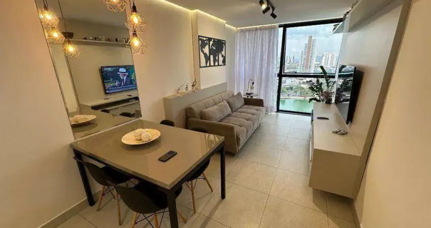 Flat com 1 quarto à venda, 49 m² por R$ 410.000 - Centro - Campina Grande/PB