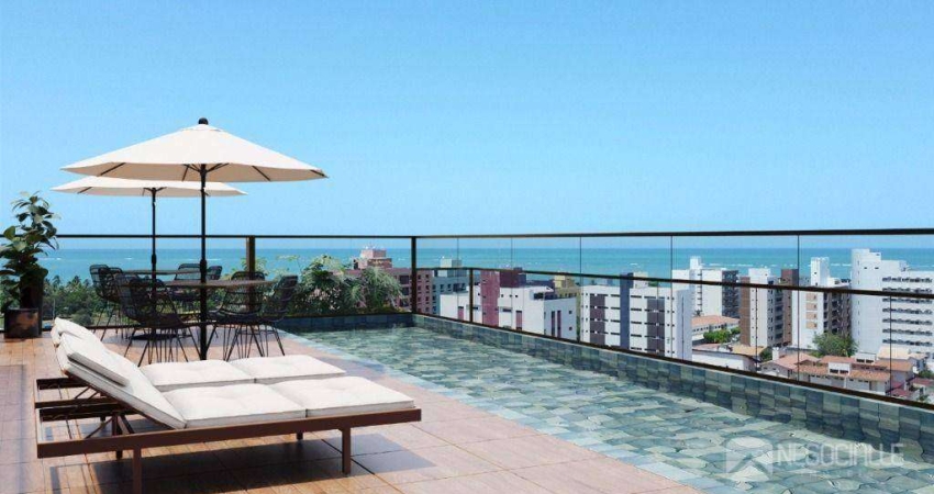 Apartamento com 2 dormitórios à venda, 59 m² por R$ 580.609,68 - Portal Do Poço - Cabedelo/PB