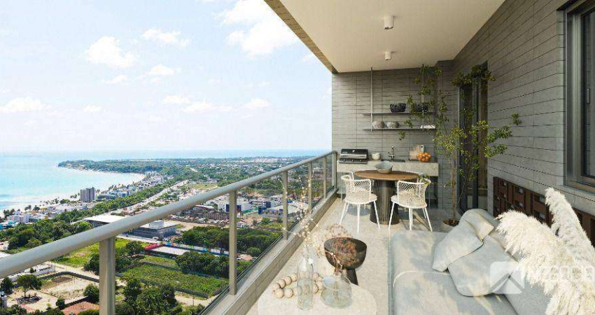 Apartamento com 3 dormitórios à venda, 97 m² por R$ 976.908 - Altiplano Cabo Branco - João Pessoa/PB