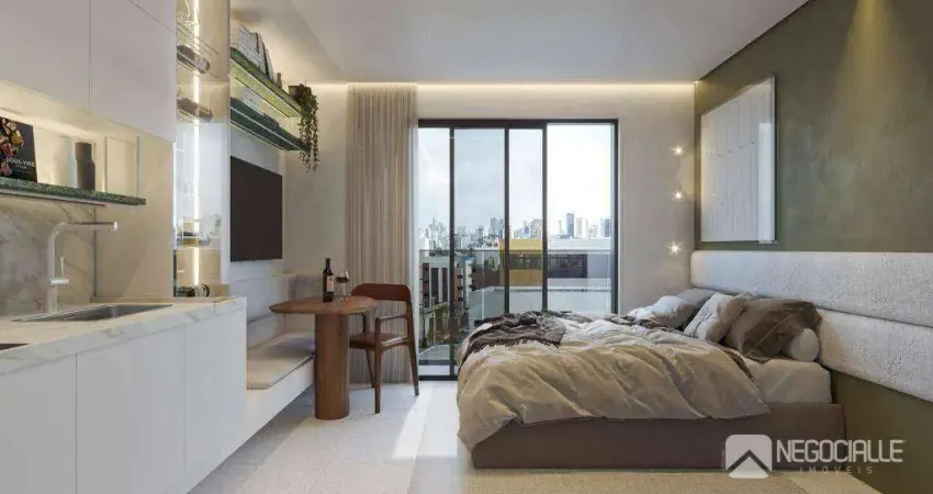 Apartamento com 1 dormitório à venda, 18 m² por R$ 370.000,00 - Bessa - João Pessoa/PB