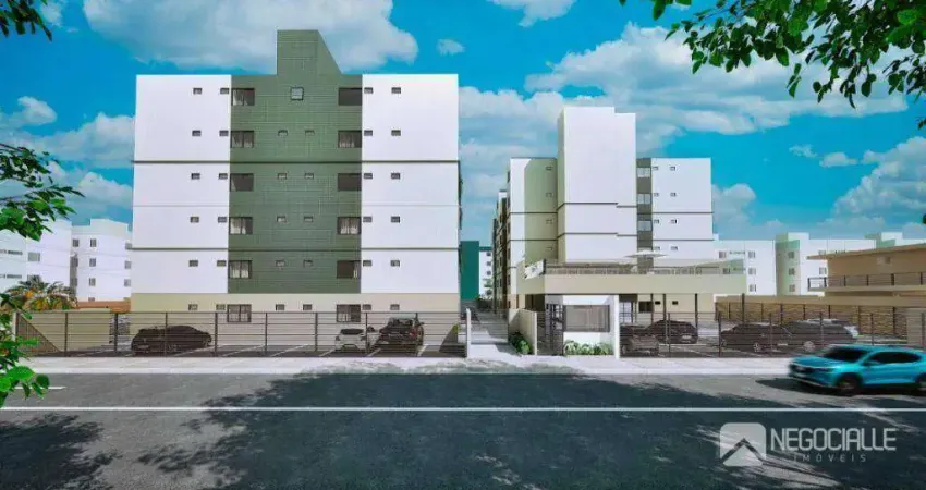 Apartamento com 2 dormitórios à venda, 51 m² por R$ 316.614,60 - Portal do Sol - João Pessoa/PB