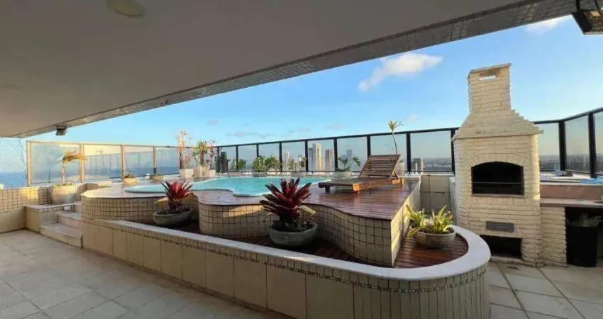Apartamento Duplex com 4 dormitórios à venda, 556 m² por R$ 3.900.000,00 - Miramar - João Pessoa/PB