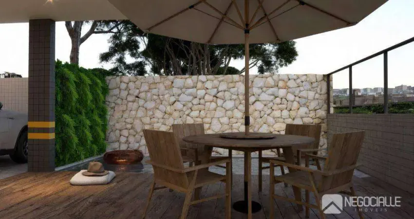 Apartamento com 2 dormitórios à venda, 55 m² por R$ 265.152,00 - Liberdade - Campina Grande/PB