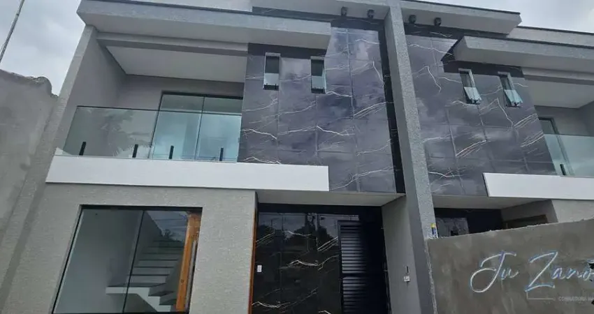 Sobrado novo com piscina excelente padrão  bal. solimar matinhos-pr