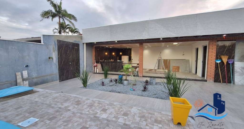 CASA MOBILIADA , COM 5 QUARTOS, PISCINA E A 2 QUADRAS DA PRAIA