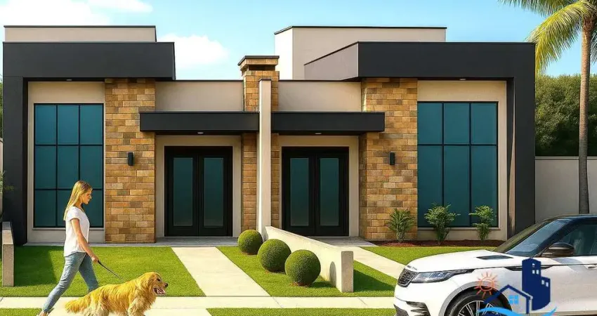 Casas novas em construção com facilidade no pagamento baln. beltrame pontal