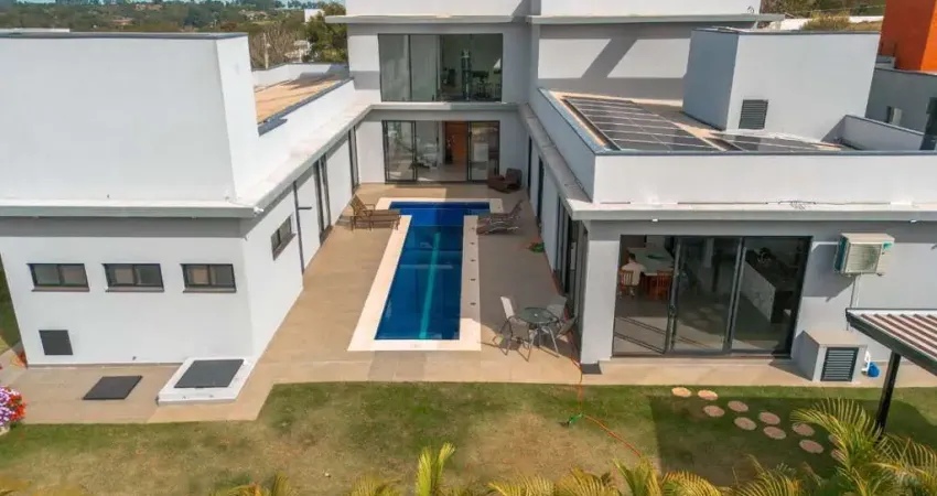 Casa a venda - porteira fechada -em condomínio de alto padrão em salto-sp, terras de mont serrat: 3 suítes, 2 salas, 5 banheiros, 9 vagas, 380 m².