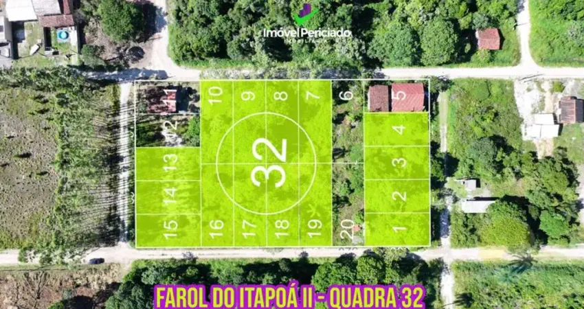 Terreno à venda, 360 m², com entrada de r$11.520,00 – balneário farol de itapoá ii - itapoá/sc.