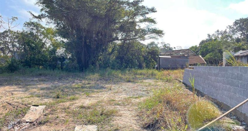 Terreno de frente para o asfalto, à venda, 187,5 m² (7,5X30,10), com entrada de R$12.480,00 – Balneário Rosa Dos Ventos - Itapoá/Sc.