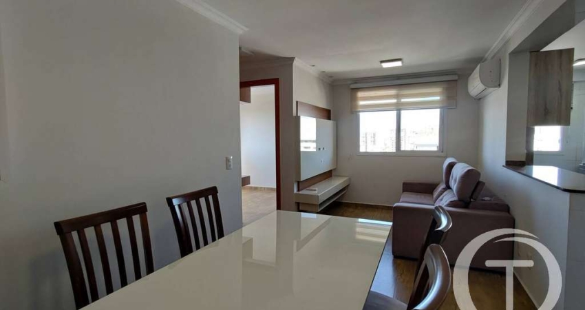 Apartamento Semi Mobiliado a Venda no Centro, 2 Quartos, 1 Vaga: R$ 420.000
