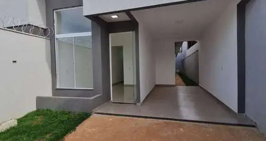 Casa nova – 3 quartos com área de churrasqueira próx à cidade adm de aparecida