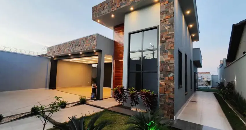 Casa de Alto Padrão - Buriti Sereno | Pé Direito Duplo, Lazer Completo e Aquecimento Solar