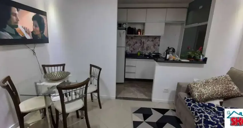 Apartamento à venda em santo andré-sp no jardim utinga: 2 quartos, 1 sala, 1 banheiro, 1 vaga de garagem, 46m² de área.
