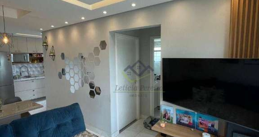 Apartamento com 2 dormitórios à venda, 52 m² por R$ 360.000,00 - Água Vermelha - Poá/SP