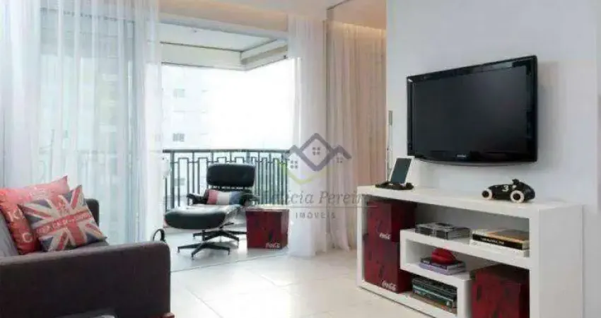 Apartamento com 1 dormitório para alugar, 50 m² por R$ 7.609/mês - Alphaville Conde II - Barueri/SP