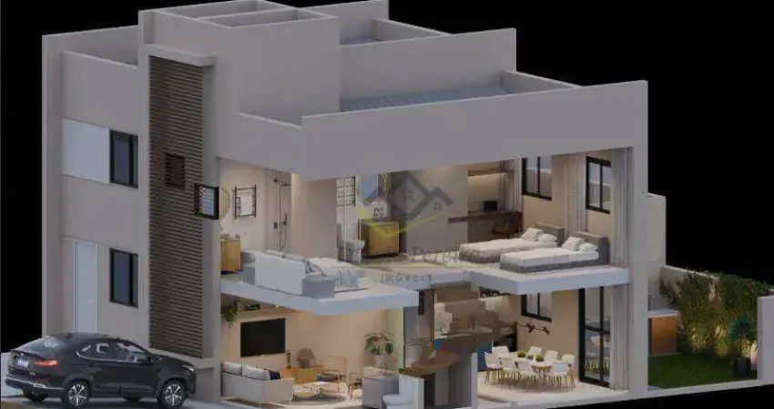 Sobrado com 3 dormitórios à venda, 83 m² por R$ 609.465,00 - Vila Oliveira - Mogi das Cruzes/SP