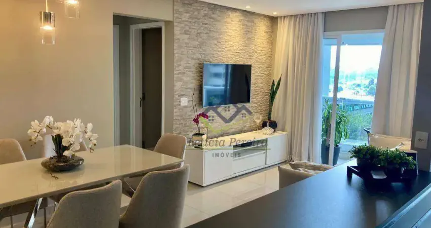 Apartamento com 2 dormitórios para alugar, 70 m² por R$ 9.500/mês - Alphaville - Barueri/SP