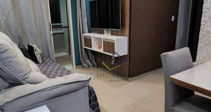 Apartamento com 2 quartos para alugar, 52 m² por R$ 2.726/mês - Caxangá - Suzano/SP