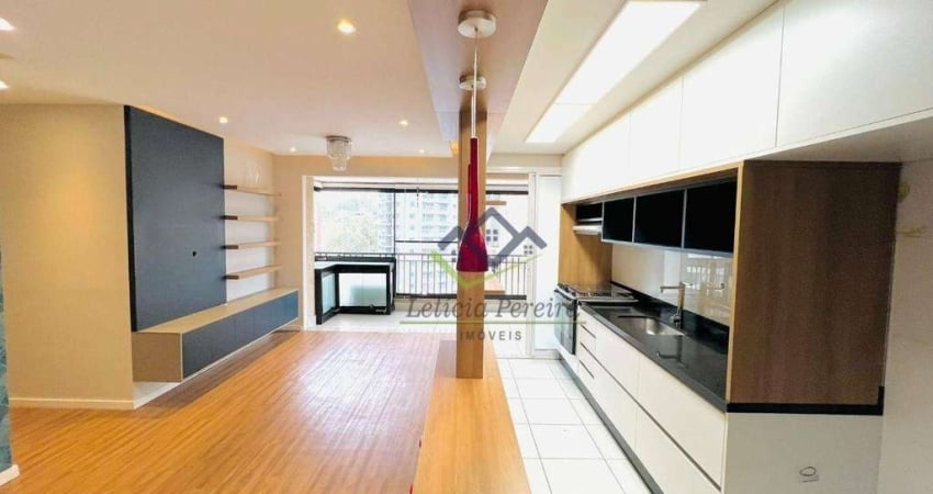 Apartamento com 2 dormitórios para alugar, 90 m² por R$ 9.000,00/mês - Alphaville - Barueri/SP