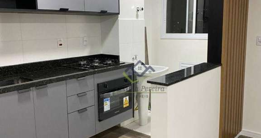 Apartamento com 2 dormitórios para alugar, 46 m² por R$ 2.406,22/mês - Centro - Suzano/SP