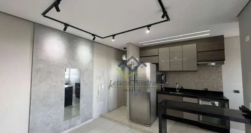 Apartamento com 1 dormitório para alugar, 44 m² por r$ 3.400/mês - vila oliveira - mogi das cruzes/sp