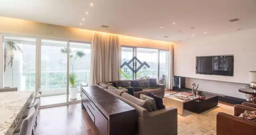 Apartamento com 4 dormitórios à venda, 284 m² por r$ 3.200.000 - tamboré - santana de parnaíba/sp