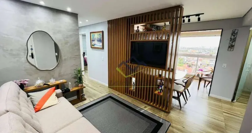 Apartamento com 3 dormitórios à venda, 70 m² por r$ 680.000 - centro - poá/sp