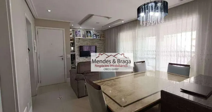 Apartamento com 3 dormitórios à venda, 86 m² por R$ 930.000,00 - Vila Augusta - Guarulhos/SP