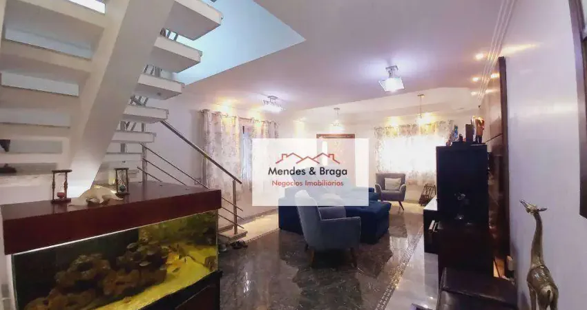 Sobrado com 3 dormitórios à venda, 205 m² por R$ 1.750.000,00 - Vila Augusta - Guarulhos/SP