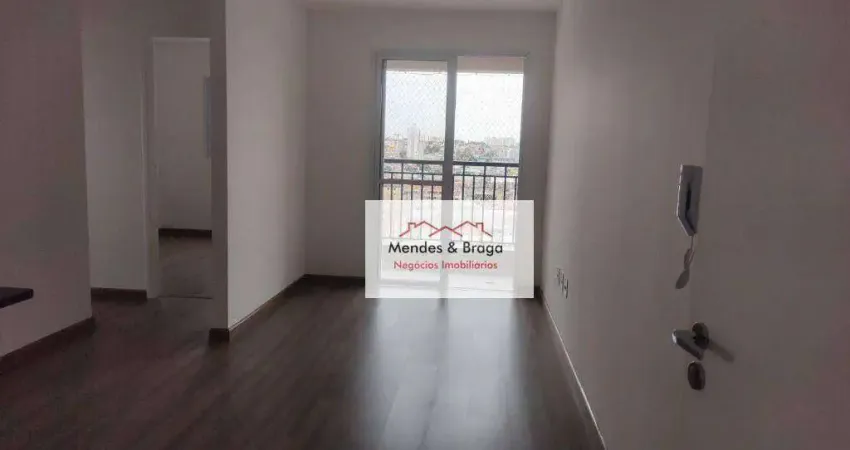 Apartamento com 2 dormitórios, 46 m² - venda por R$ 420.000,00 ou aluguel por R$ 2.561,24/mês - Vila Galvão - Guarulhos/SP