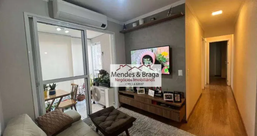 Apartamento com 2 dormitórios à venda, 66 m² por R$ 639.900,00 - Jardim Flor da Montanha - Guarulhos/SP