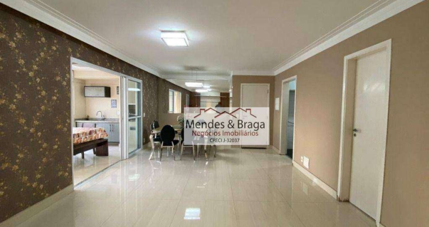 Apartamento com 2 dormitórios, 110 m² - venda por R$ 1.170.000,00 ou aluguel por R$ 6.827,50/mês - Vila Augusta - Guarulhos/SP
