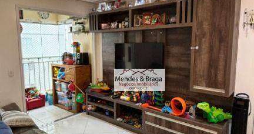 Apartamento com 2 dormitórios à venda, 64 m² por R$ 565.000,00 - Vila Augusta - Guarulhos/SP
